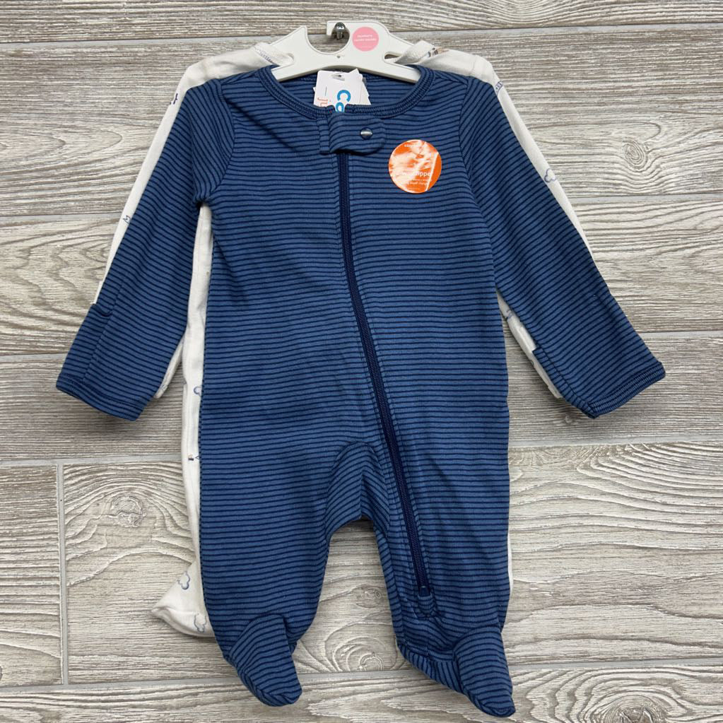 NEW 3 Pk Ribbed Bodysuits Stripes NB