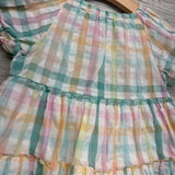 Gingham Tiered Dress 12M