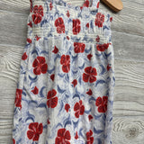 Smocked Tank Top Jumpsuit Flowers 12M