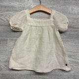 Gauze Square Neck Dress 12M