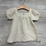 Gauze Square Neck Dress 12M