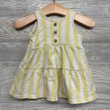 Henley Dress Stripes 3-6M