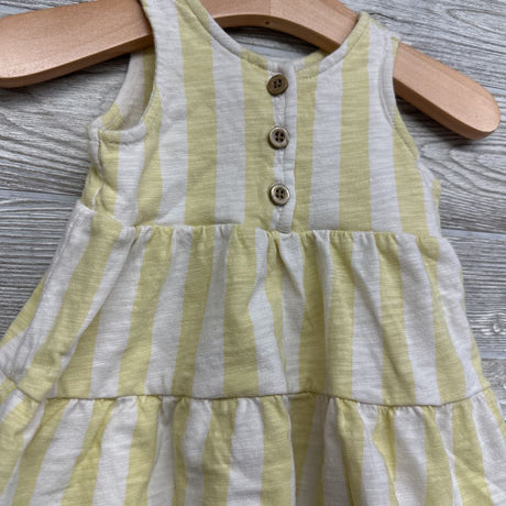 Henley Dress Stripes 3-6M
