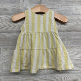 Henley Dress Stripes 3-6M