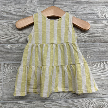 Henley Dress Stripes 3-6M