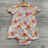 Sunsuit Flowers 3-6M