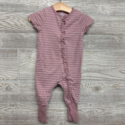 Ribbed Ruffle Outfit Stripes 3-6M