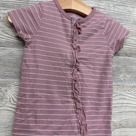 Ribbed Ruffle Outfit Stripes 3-6M