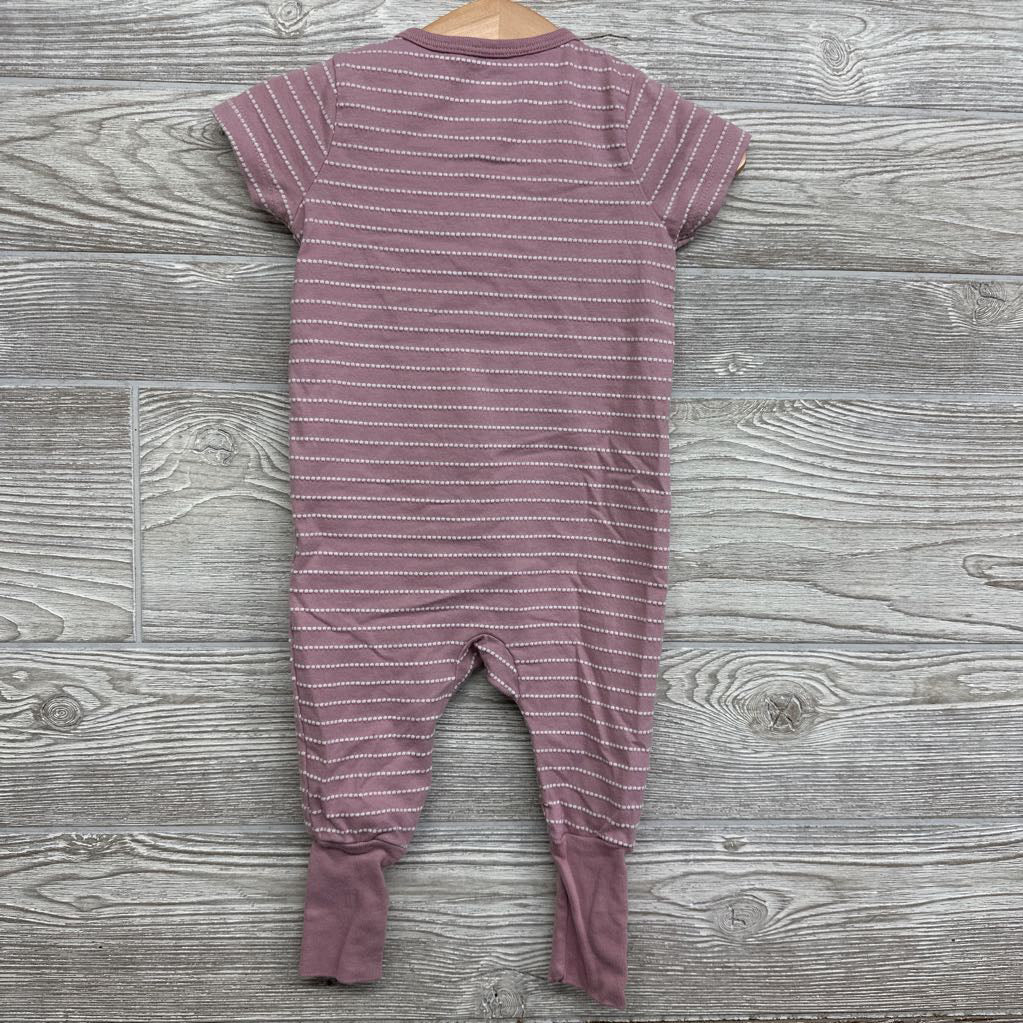 Ribbed Ruffle Outfit Stripes 3-6M