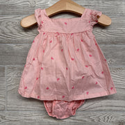 Flutter Sleeve Sunsuit Rabbits & Stripes 6M