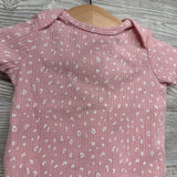 Ribbed Lettuce Trim Shirt Animal Print 6M