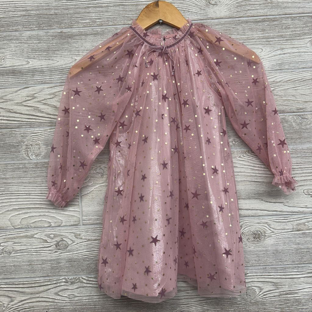 Tulle Dress Stars & Metallic Dots 5t