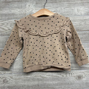 Crewneck Ruffles Animal Print 3t