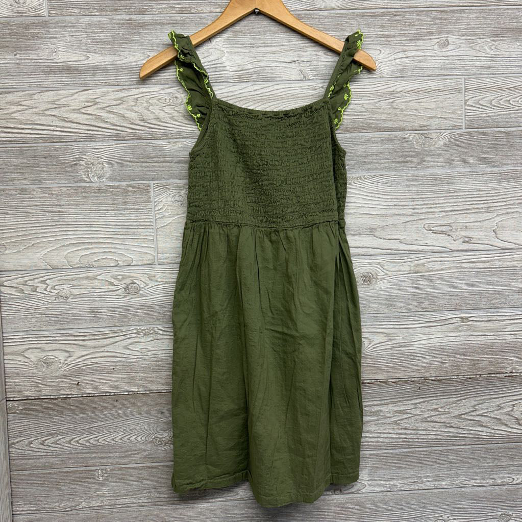 Smocked Dress Ruffle Straps 14-16