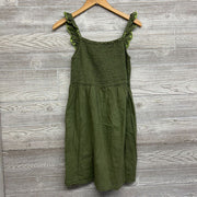 Smocked Dress Ruffle Straps 14-16
