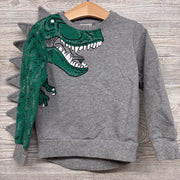 Crewneck T-Rex & Plates 2t