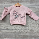 Crewneck Minnie Mouse & Dog 3-6M