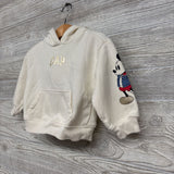 3D Hooded Sweatshirt Mickey & Minnie Arms 12-18M