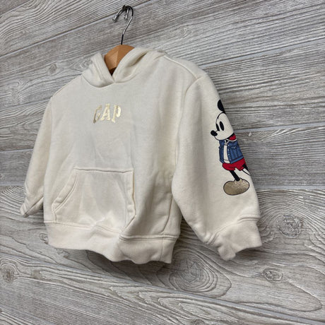 3D Hooded Sweatshirt Mickey & Minnie Arms 12-18M