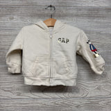 3D Hoodie Mickey & Minnie Arms 6-12M