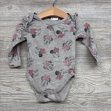 LS Bodysuit Minnie Mouse 12M