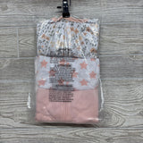NEW 3 Pk Sleepers Flowers, Stars & Solid 0-3M