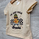 Shirt I'm Just Here For The Snacks 18-24M