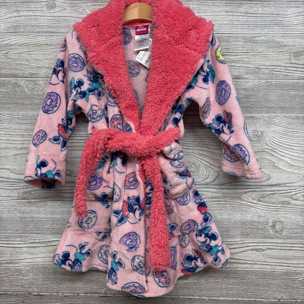Plush Robe Minnie Mouse 4t