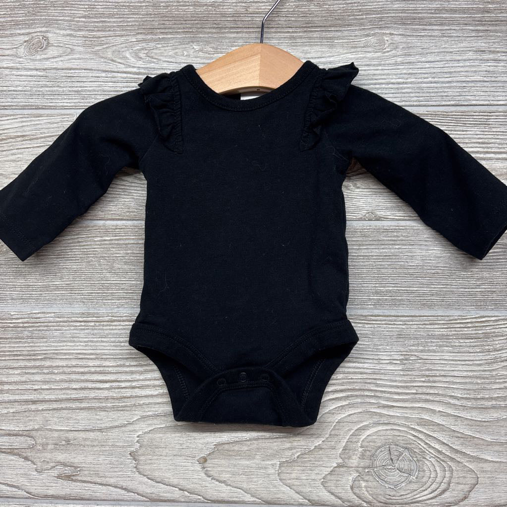 LS Bodysuit Ruffles NB