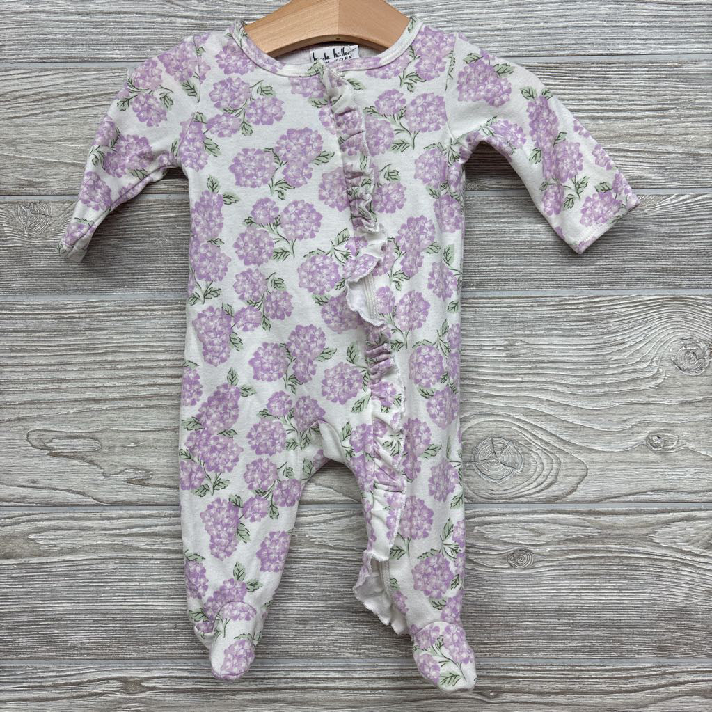 Sleeper Ruffles Flowers 0-3M