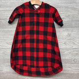 Blanket Sleeper Gingham 0-3M