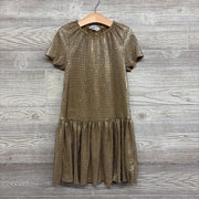 Metallic Ribbed Dress 6x-7