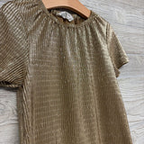 Metallic Ribbed Dress 6x-7