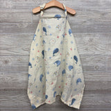 Nursing Muslin Cover Whales