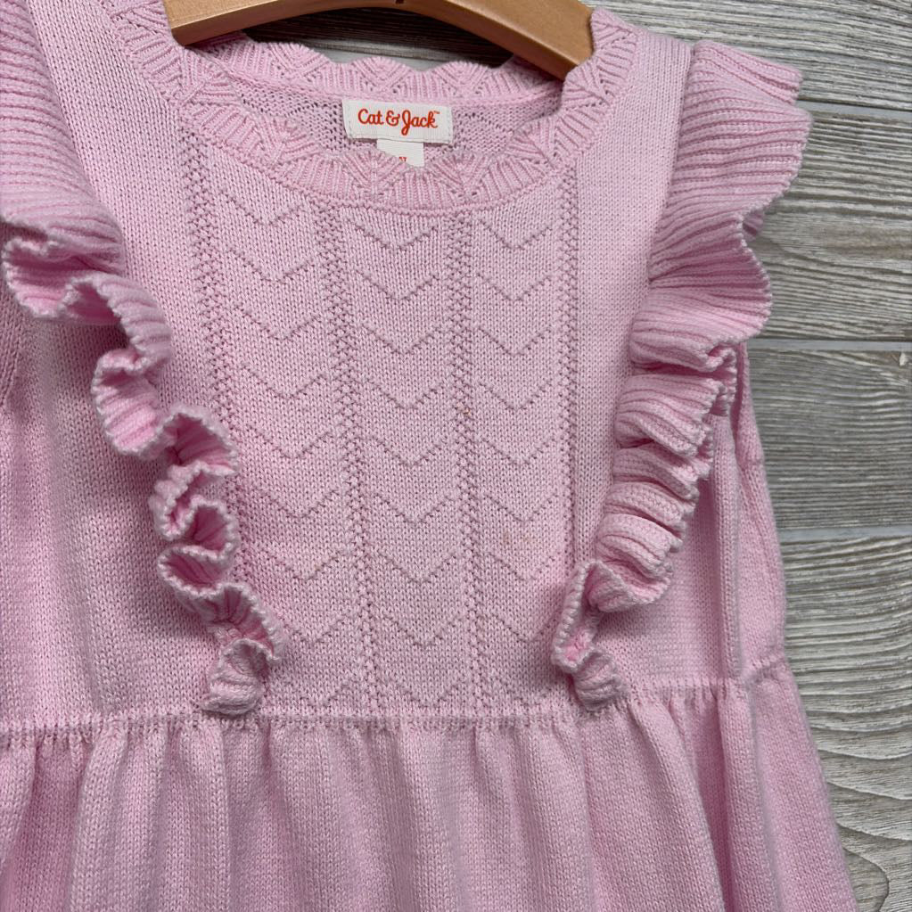 Sweater Dress Ruffles 5t