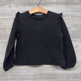 Quilted Crewneck Ruffle Shoulder 5