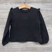 Quilted Crewneck Ruffle Shoulder 5