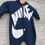 LS Coverall W/ Hood Swoosh 0-3M