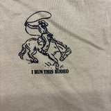 Bodysuit I Run This Rodeo 18M
