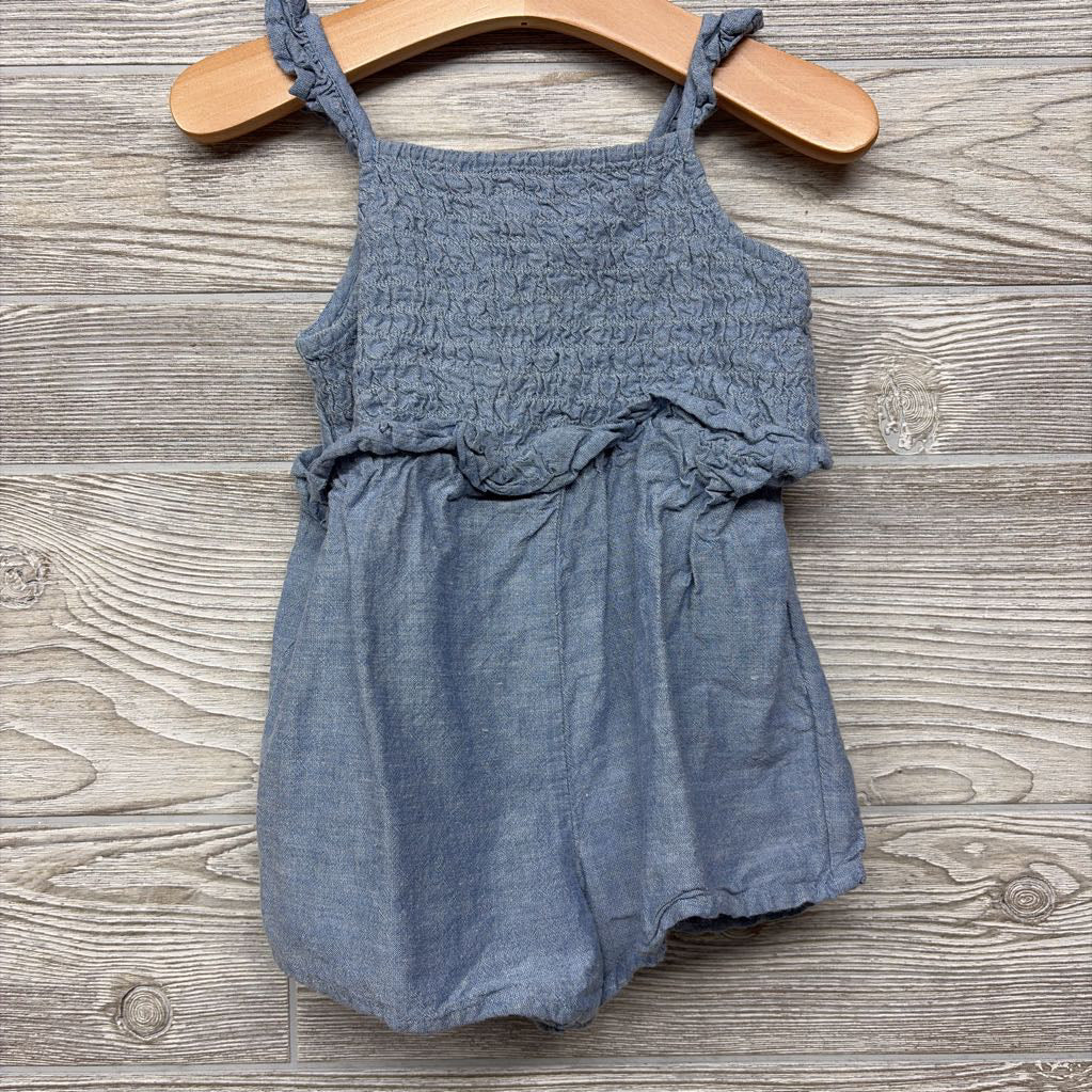 Smocked Tank Romper 4t