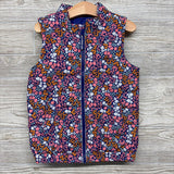 Puffer Vest Flowers 5t