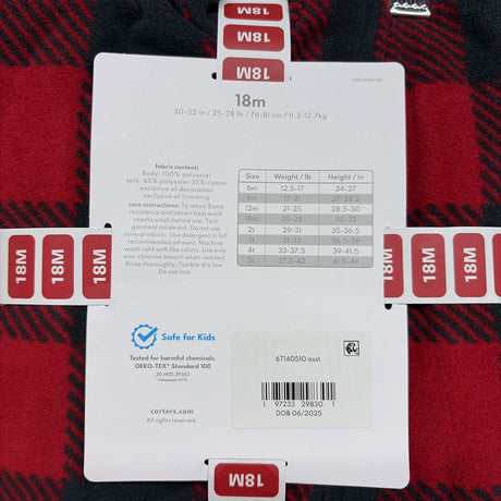 NEW Blanket Sleeper Bear 18M