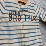 Blanket Sleeper Little Brother Stripes 0-3M