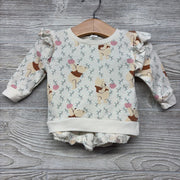 French Terry Crewneck & Pants Pooh Picking Apples 0-3M