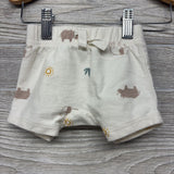 French Terry Shirt & Shorts Rhinos Elephants Suns 3M