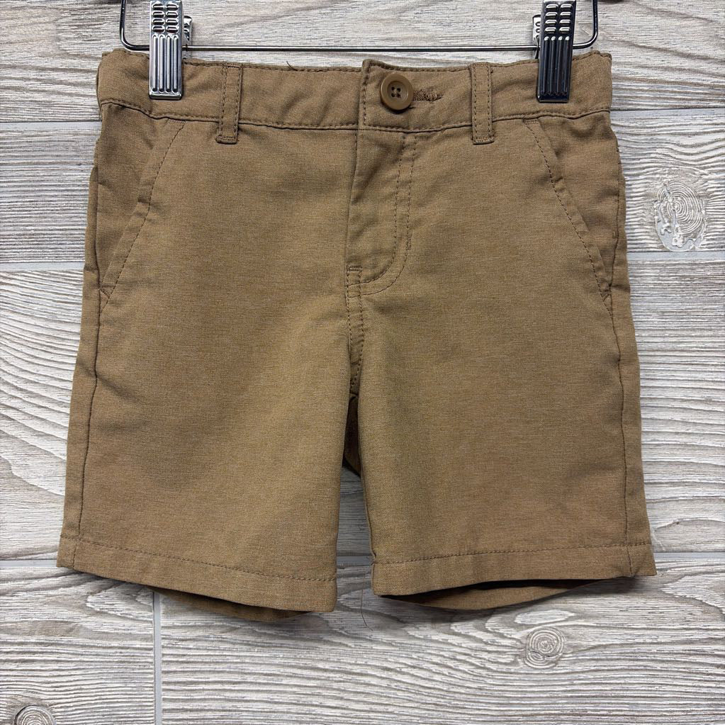 Woven Flat Front Shorts 4T