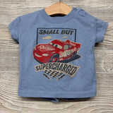 Shirt Small But Supercharged & French Terry Shorts 0-3M