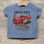 Shirt Small But Supercharged & French Terry Shorts 0-3M