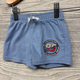 Shirt Small But Supercharged & French Terry Shorts 0-3M