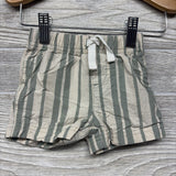 Button Up Shirt & Shorts Stripes 3M